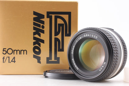 SIC S/N 584xxxx *Unused in Box* Nikon Ai-s Nikkor 50mm f/1.4 MF Lens From JAPAN