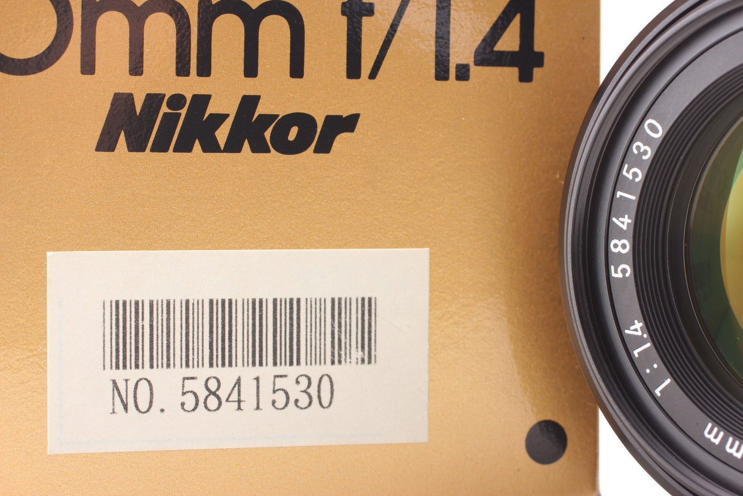 SIC S/N 584xxxx *Unused in Box* Nikon Ai-s Nikkor 50mm f/1.4 MF Lens From JAPAN