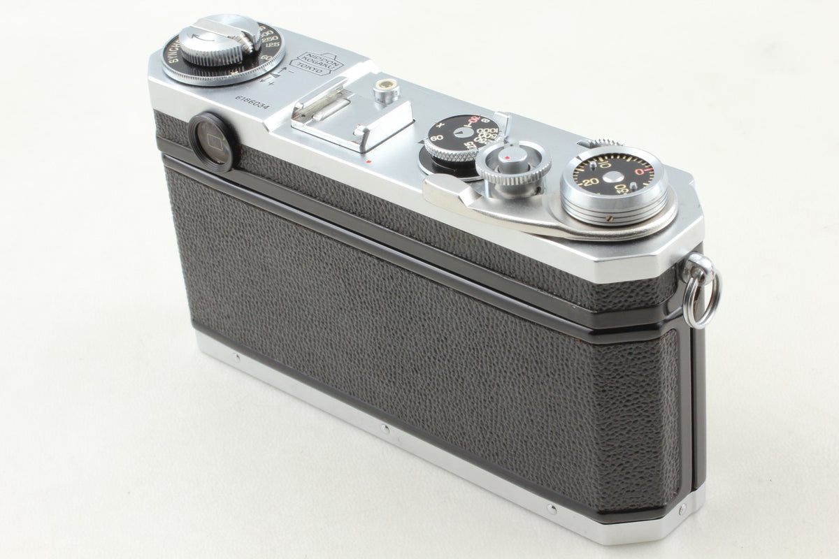 Late Black Dial *MINT w/ Case* Nikon S2 Rangefinder Film Camera Body From JAPAN