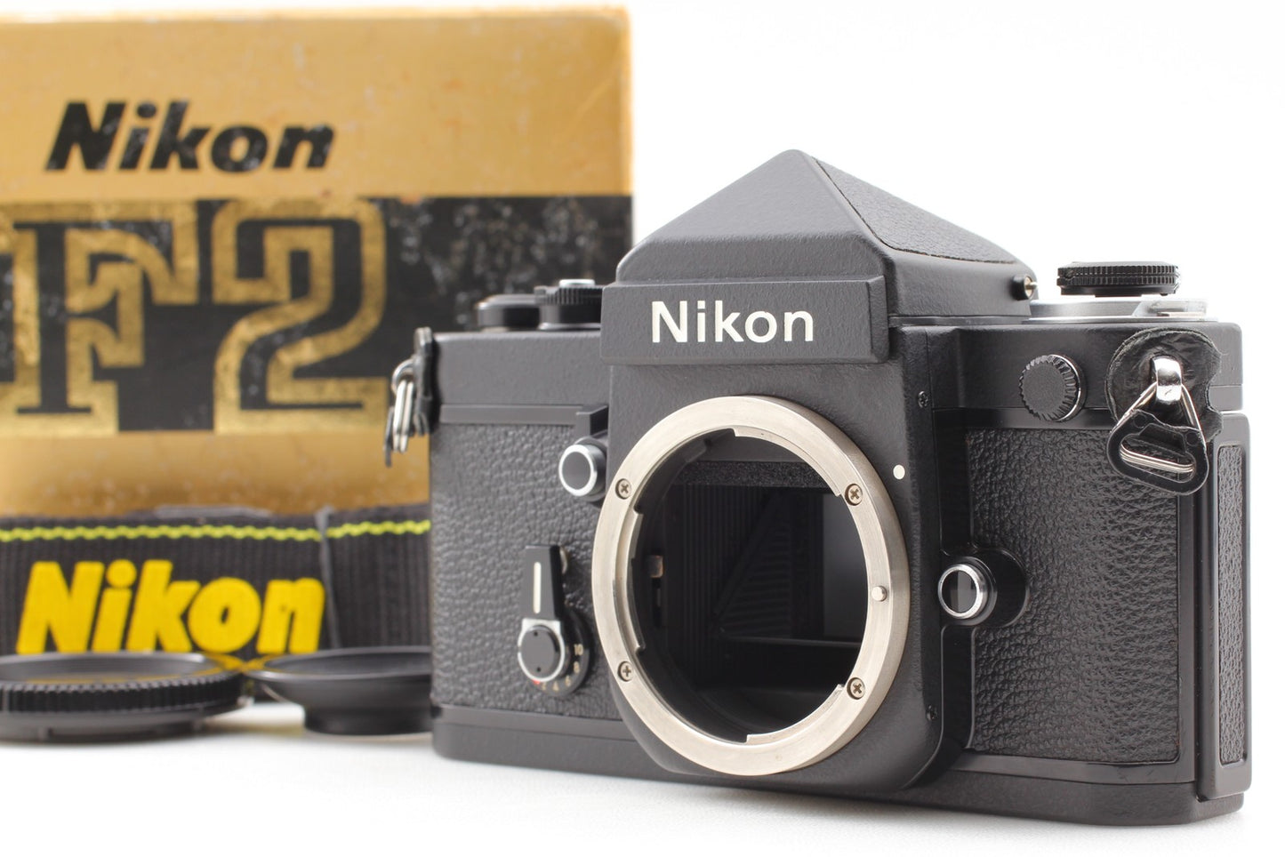 No Name *Top MINT in Box* Nikon F2 Titan Eye Level SLR Film Camera From JAPAN