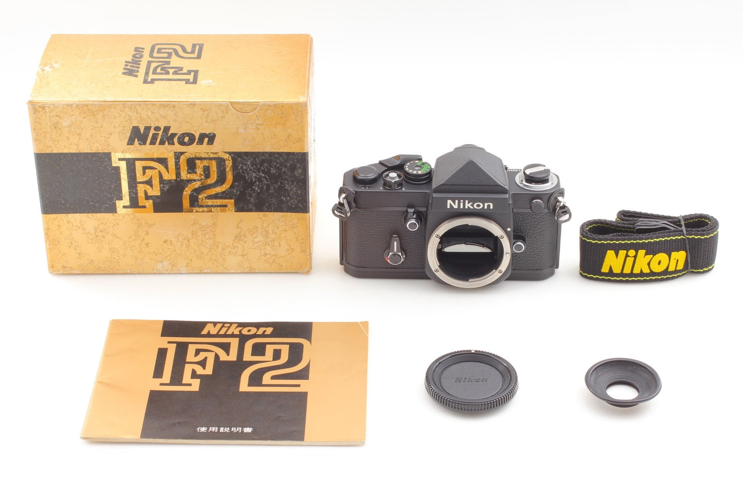 No Name *Top MINT in Box* Nikon F2 Titan Eye Level SLR Film Camera From JAPAN