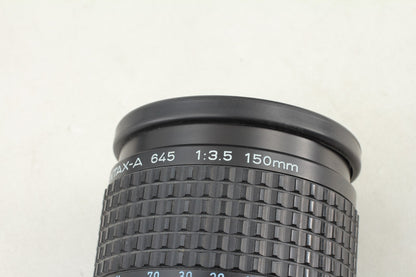 *Near MINT+++* PENTAX 645 Camera SMC A 150mm F3.5 Lens 120 Film Back From JAPAN