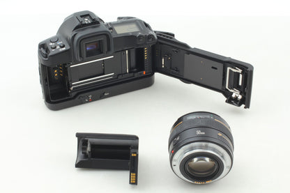 *Top MINT w/Strap* Canon EOS-3 SLR 35mm Film Camera EF 50mm F1.4 Lens From JAPAN