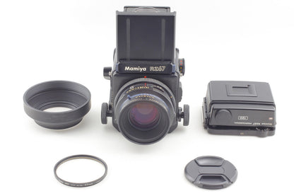 *Lens MINT w/ Hood* Mamiya RZ67 Pro Z 110mm F2.8 Lens 120 Film Back From JAPAN