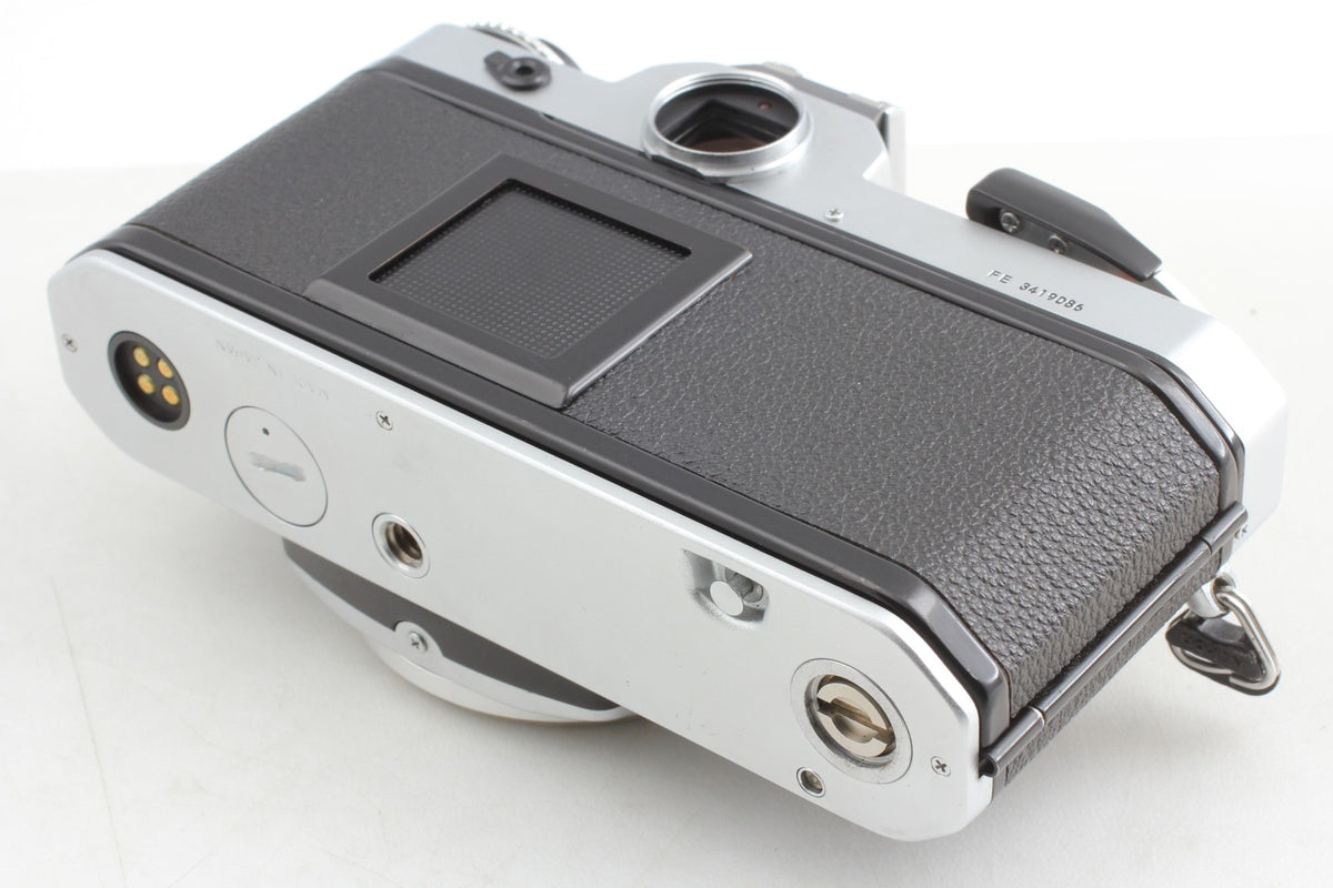 *Top MINT w/ Hood* Nikon FE Silver 35mm Film Camera Ai 50mm F1.4 Lens From JAPAN