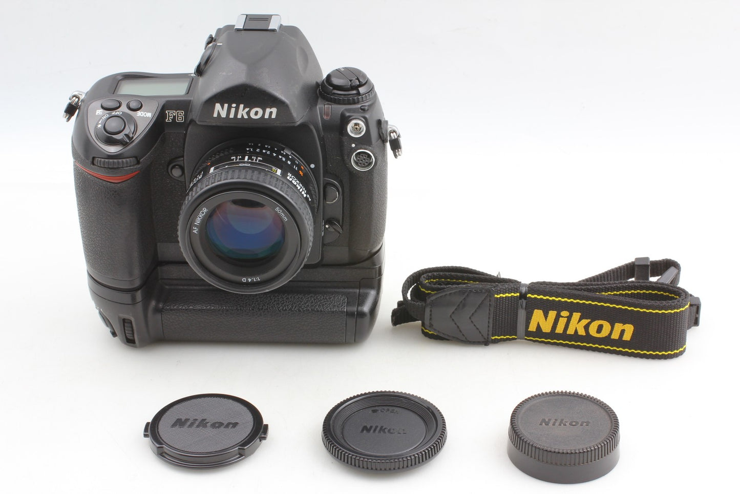 New Firmware *N MINT+++ w/ MB-40* Nikon F6 Camera AF 50mm F1.4 D Lens From JAPAN