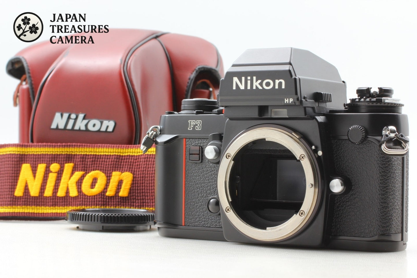 *Top MINT+++ w/ Case Strap* Nikon F3 HP SLR 35mm Film Camera Body From JAPAN