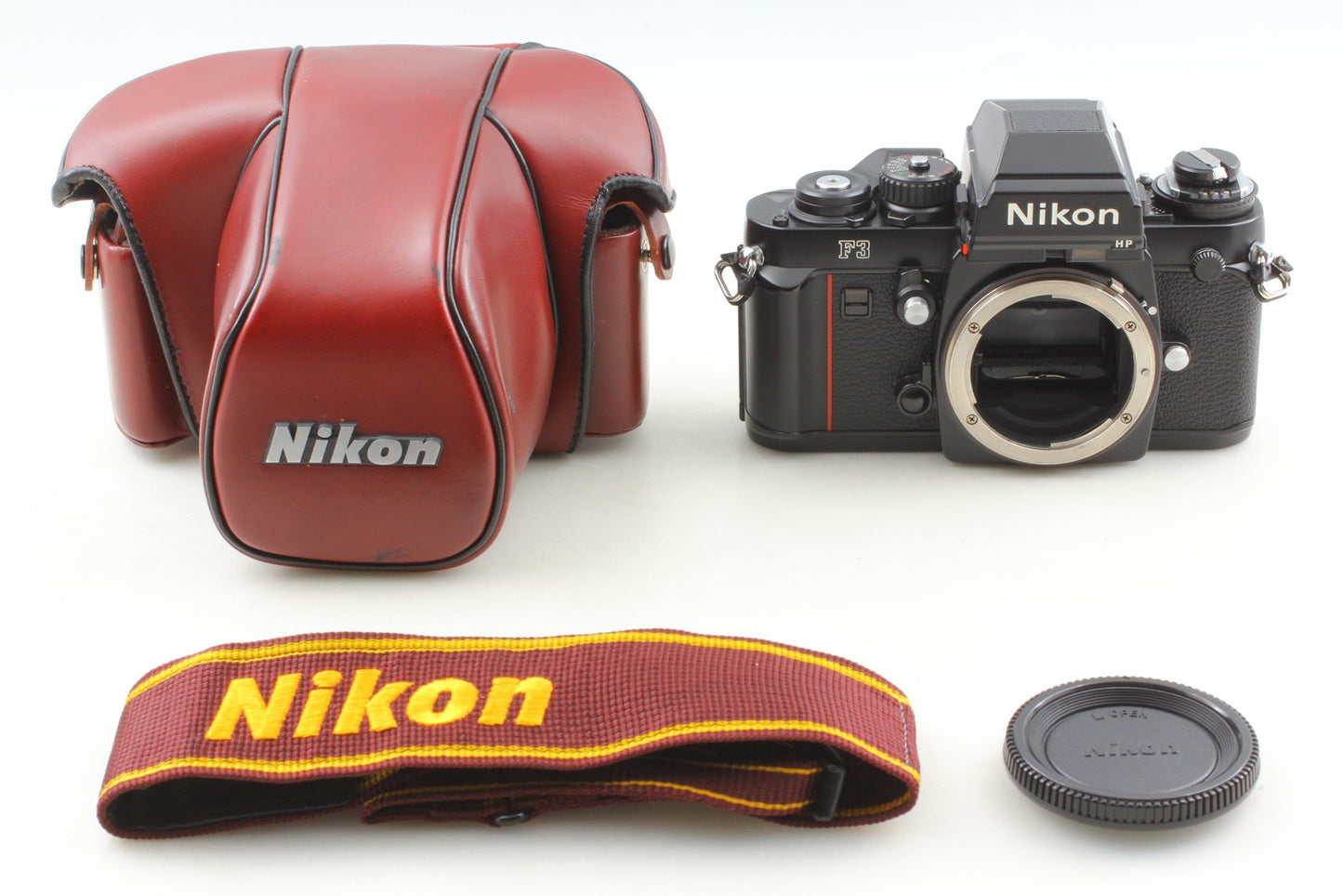 *Top MINT+++ w/ Case Strap* Nikon F3 HP SLR 35mm Film Camera Body From JAPAN