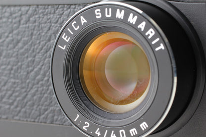 *Exc+5 /Case* Leica Minilux Black Summarit 40mm F2.4 35mm Film Camera From JAPAN