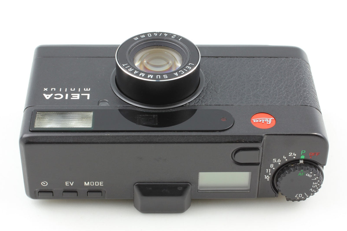 *Exc+5 /Case* Leica Minilux Black Summarit 40mm F2.4 35mm Film Camera From JAPAN