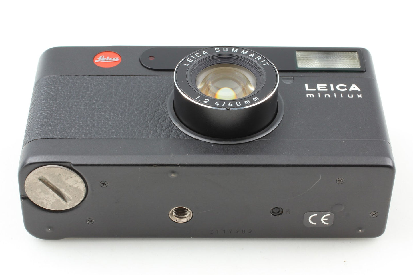 *Exc+5 /Case* Leica Minilux Black Summarit 40mm F2.4 35mm Film Camera From JAPAN