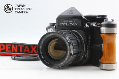 All Works *N MINT w/Grip* Pentax 6x7 67 TTL Mirror Up SMC T 75mm F4.5 Lens JAPAN