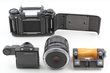All Works *N MINT w/Grip* Pentax 6x7 67 TTL Mirror Up SMC T 75mm F4.5 Lens JAPAN