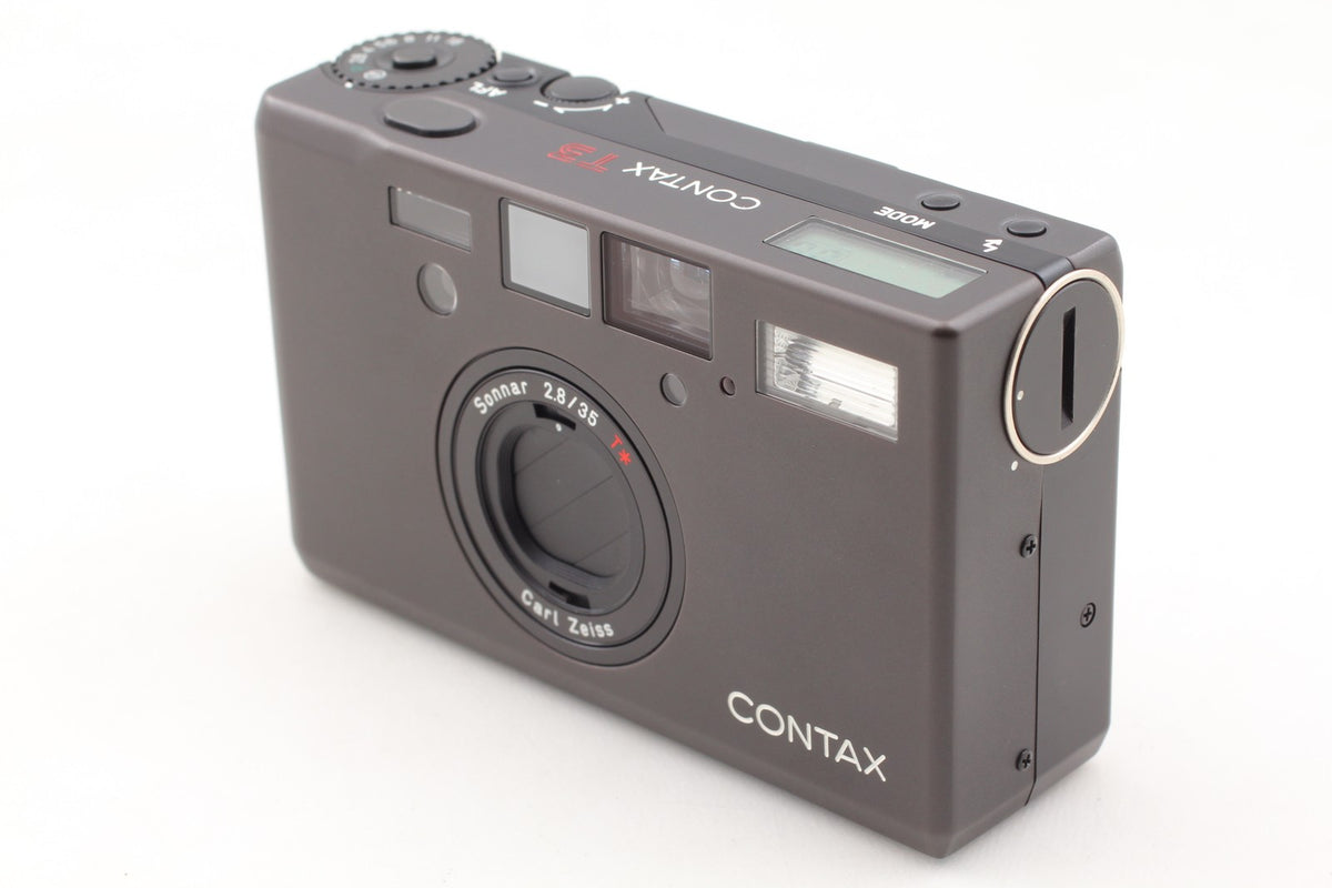 *Unused in Box* CONTAX T3 Titan Black Point & Shoot 35mm Film Camera From JAPAN