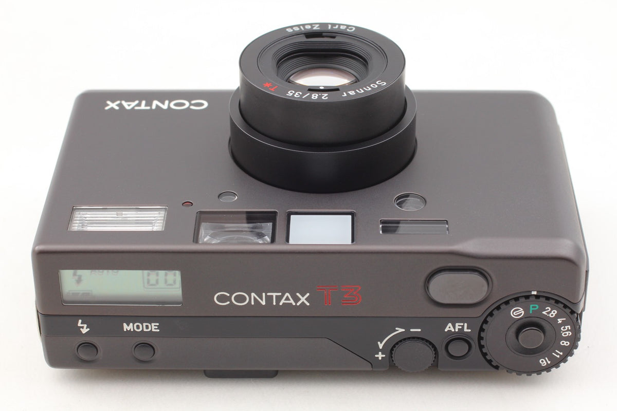 *Unused in Box* CONTAX T3 Titan Black Point & Shoot 35mm Film Camera From JAPAN