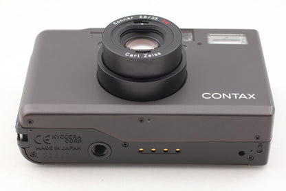 *Unused in Box* CONTAX T3 Titan Black Point & Shoot 35mm Film Camera From JAPAN
