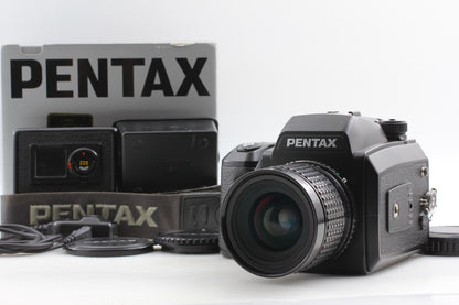 *Top MINT in Box* PENTAX 645N SMC A 45mm F2.8 Lens 120 220 Film Back From JAPAN