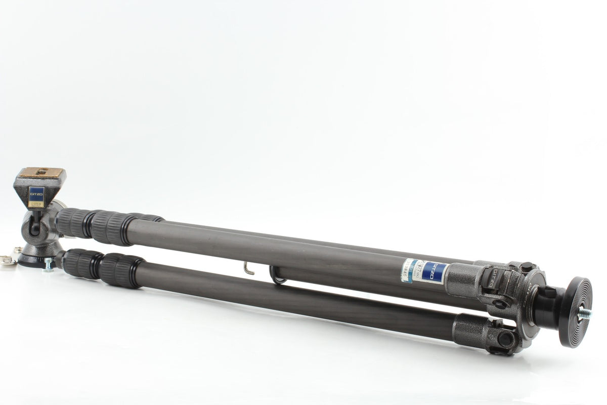 *N MINT* GITZO G1227MK2 Carbon Fiber Tripod + G1275M Off Center Ball Head JAPAN