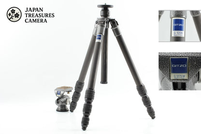 *N MINT* Gitzo G1228 Carbon Fiber Tripod G1275M Off Center Ball Head From JAPAN