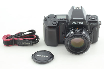 *MINT+++ /Strap* Nikon F-801 S SLR 35mm Film Camera AF 50mm F1.4 Lens From JAPAN