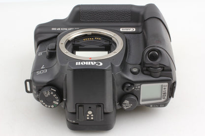 *N MINT+++ w/ BP-300* Canon EOS-7 ELAN 7E Camera EF 50mm F1.8 II Lens From JAPAN
