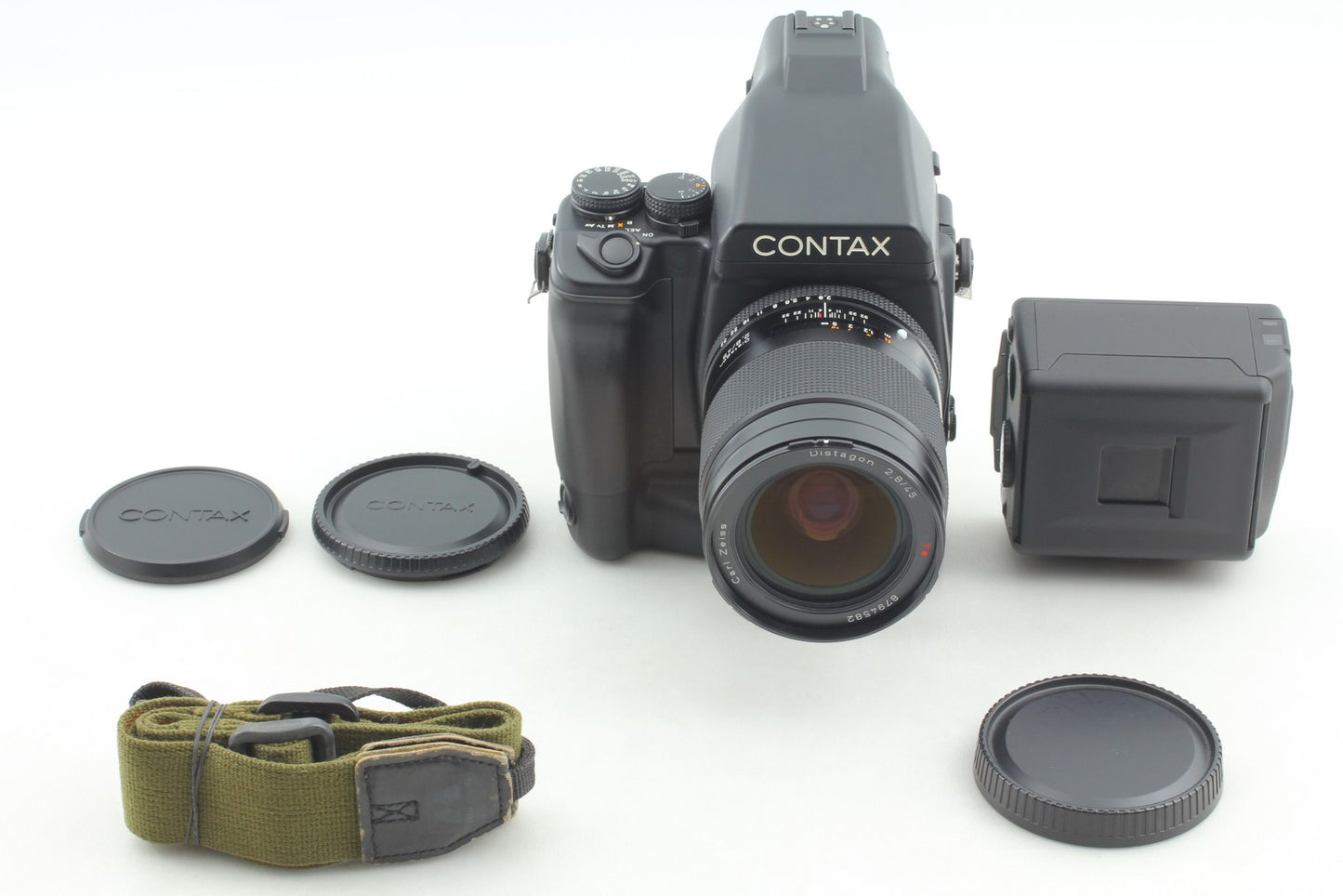 *Top MINT+++* CONTAX 645 MP-1 Film Camera AE 45mm F2.8 Lens MFB-1 1A From JAPAN