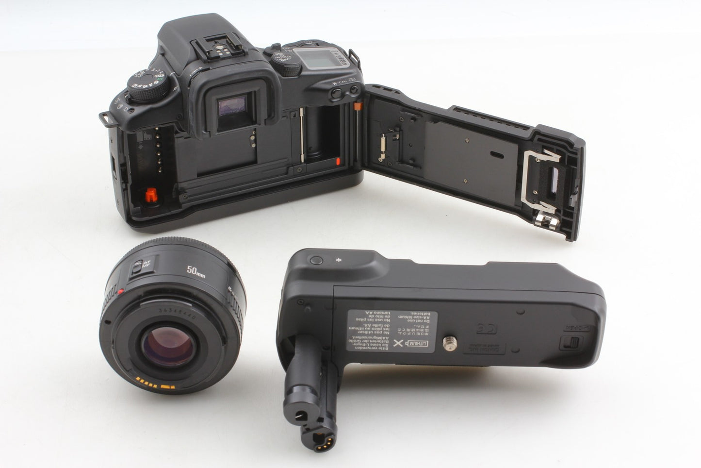 *N MINT+++ w/ BP-300* Canon EOS-7 ELAN 7E Camera EF 50mm F1.8 II Lens From JAPAN