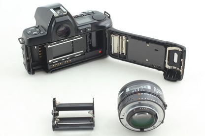 *MINT+++ /Strap* Nikon F-801 S SLR 35mm Film Camera AF 50mm F1.4 Lens From JAPAN