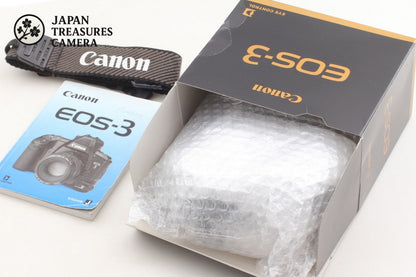 *Almost Unused in Box w/ Strap* Canon EOS-3 SLR 35mm Film Camera Body From JAPAN