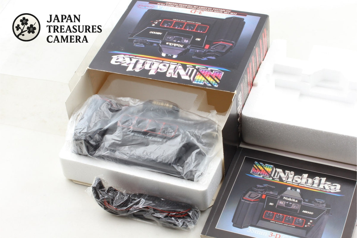 *Almost Unused in Box* NISHIKA N8000 35mm 3-D 3D Point & Shoot Camera From JAPAN