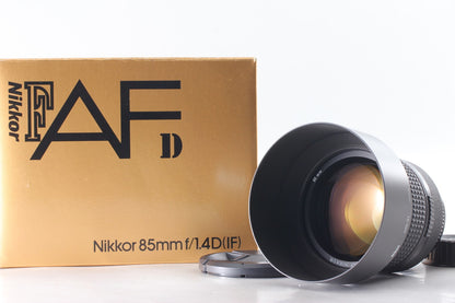 *Almost Unused in Box* Nikon AF Nikkor 85mm F1.4D Portrait Prime Lens From JAPAN