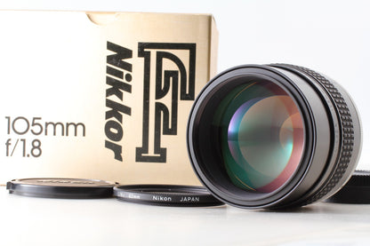 *Almost Unused in Box* Nikon Ai-s Nikkor 105mm f/1.8 MF Portrait Lens From JAPAN