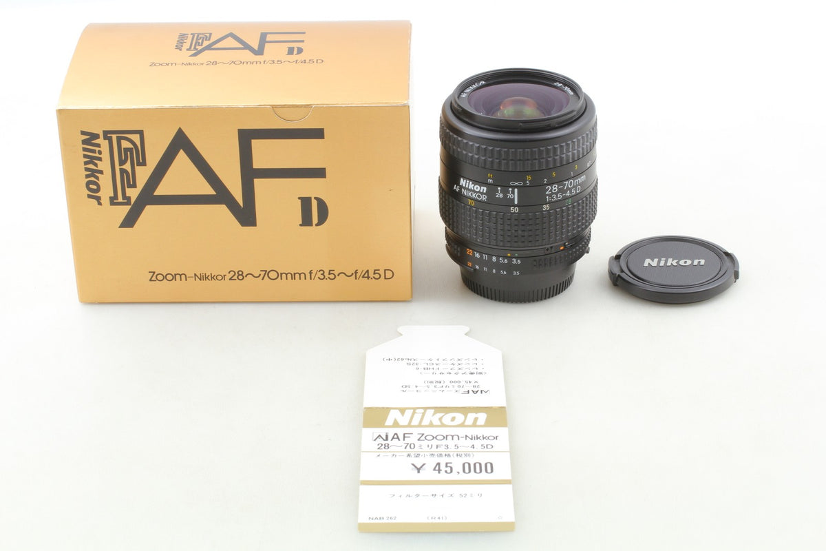 *Unused in Box* Nikon AF Nikkor 28-70mm f/3.5-4.5 D Zoom Lens F Mount From JAPAN