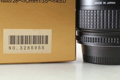 *Unused in Box* Nikon AF Nikkor 28-70mm f/3.5-4.5 D Zoom Lens F Mount From JAPAN