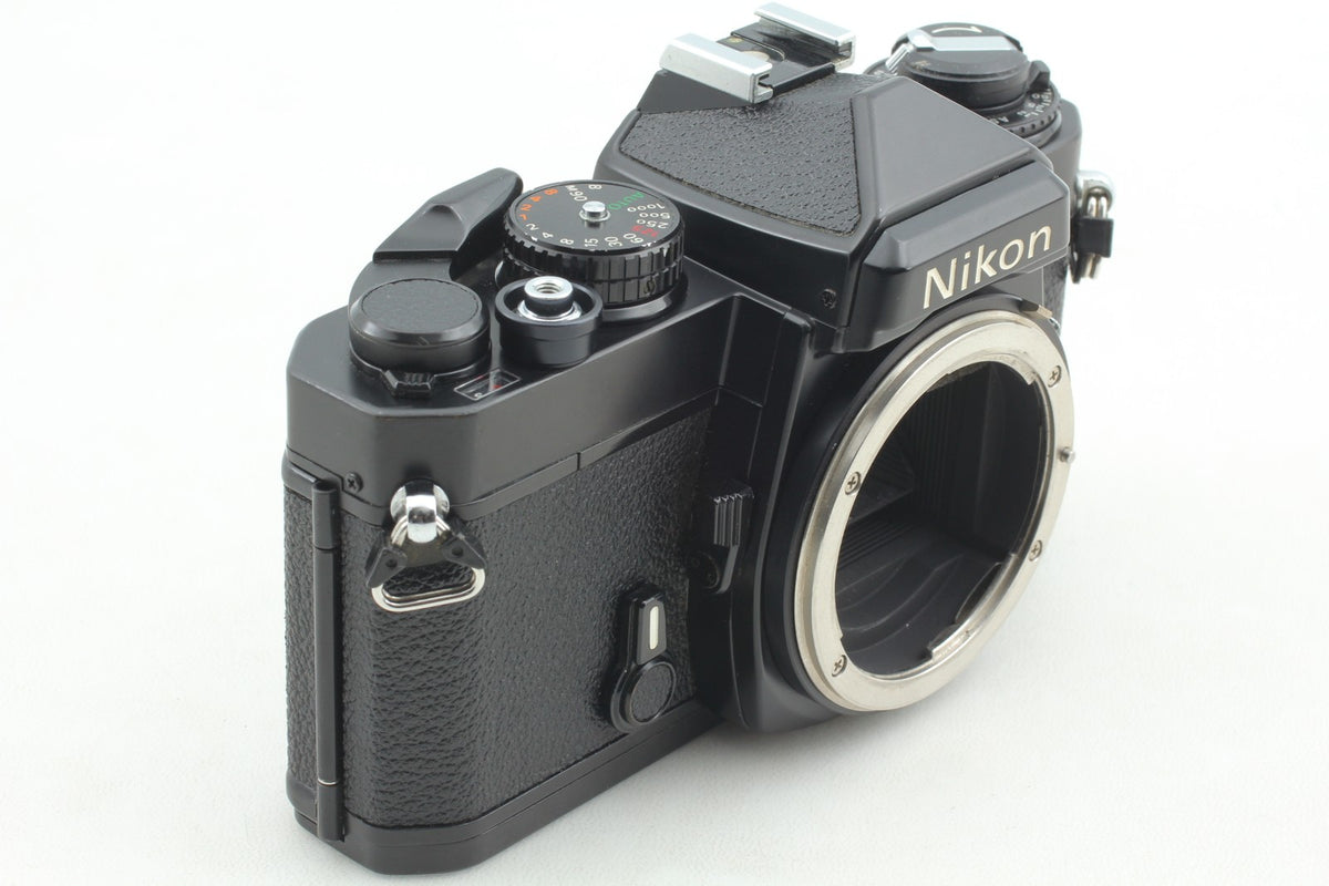 *N MINT /Strap* Nikon FE Black SLR 35mm Film Camera Ai 28mm F3.5 Lens From JAPAN