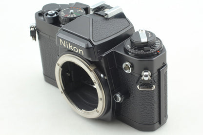 *N MINT /Strap* Nikon FE Black SLR 35mm Film Camera Ai 28mm F3.5 Lens From JAPAN