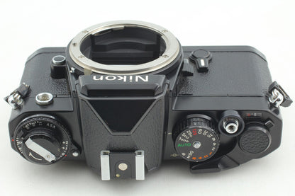 *N MINT /Strap* Nikon FE Black SLR 35mm Film Camera Ai 28mm F3.5 Lens From JAPAN