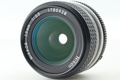 *N MINT /Strap* Nikon FE Black SLR 35mm Film Camera Ai 28mm F3.5 Lens From JAPAN