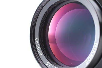 CLA'd *Top MINT* Nikon Ai Nikkor 105mm F2.5 Telephoto MF Lens F Mount From JAPAN