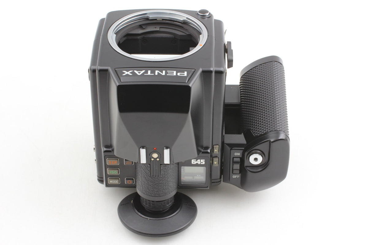 *N MINT+++* PENTAX 645 Camera SMC A 45mm F2.8 Lens 120 220 Film Back From JAPAN