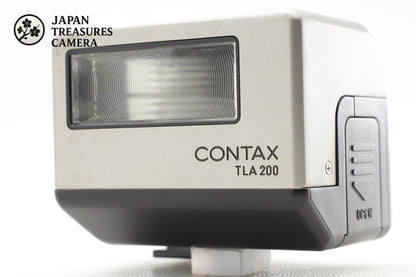*MINT+++ w/ Case* Contax TLA200 Silver Shoe Mount Flash for G1 G2 From JAPAN