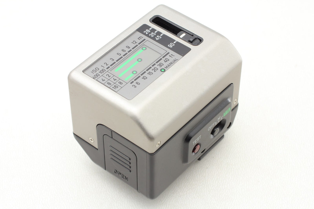 *MINT+++ w/ Case* Contax TLA200 Silver Shoe Mount Flash for G1 G2 From JAPAN