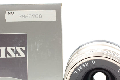 *Unused in Box Case* CONTAX Carl Zeiss Biogon T* 28mm F2.8 Lens G1 G2 From JAPAN