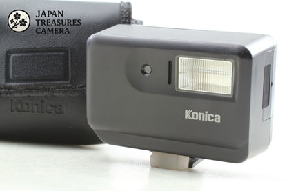 *MINT w/ Case* Konica HX-14 Auto Shoe Mount Strobe Flash for Camera From JAPAN