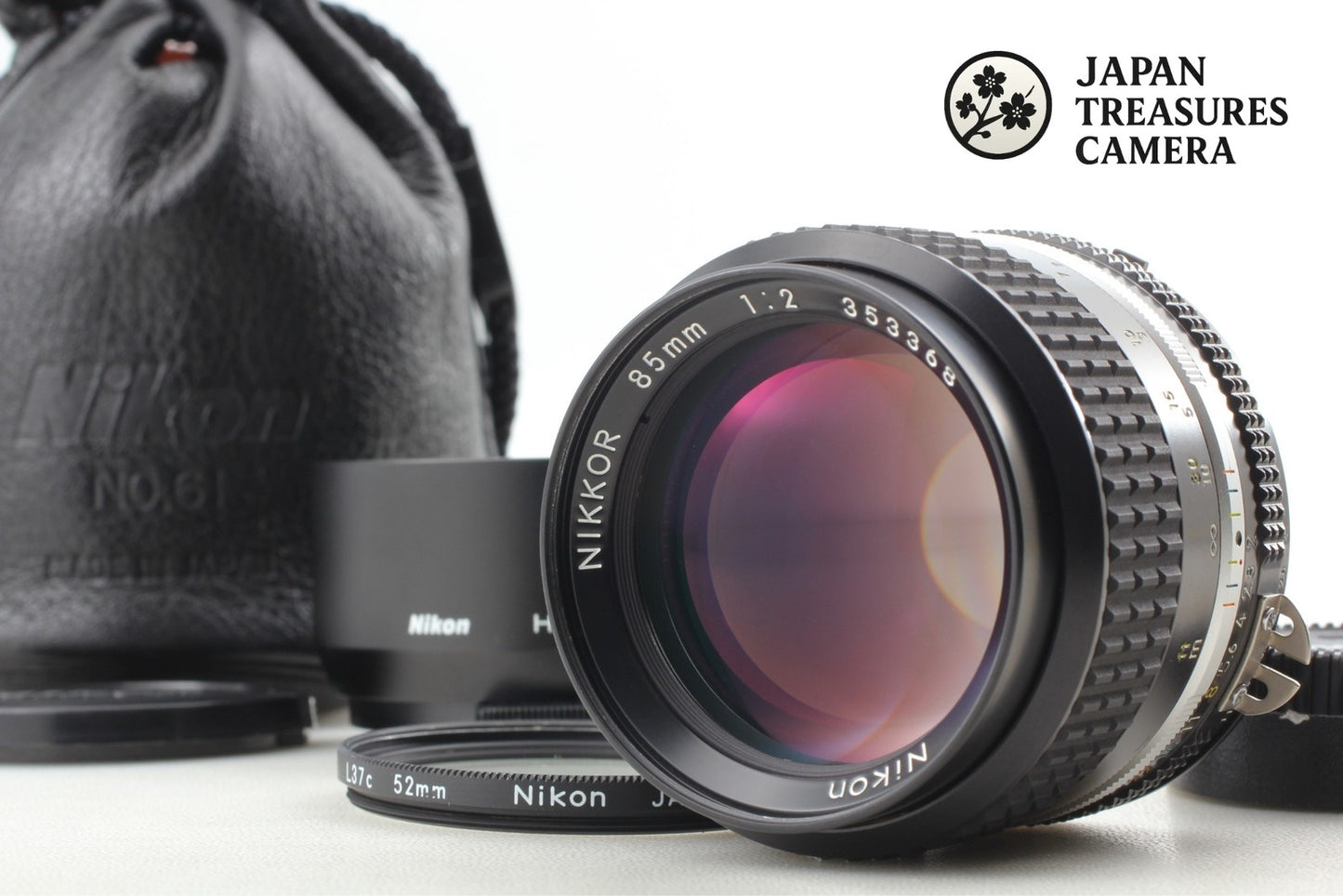 Final Late 353xxx *Top MINT /Hood * Nikon Ai-s Nikkor 85mm F2 MF Lens From JAPAN