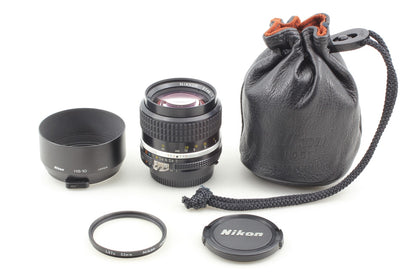 Final Late 353xxx *Top MINT /Hood * Nikon Ai-s Nikkor 85mm F2 MF Lens From JAPAN
