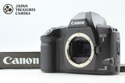 All Works *Almost Unused w/ Strap* Canon EOS-3 SLR 35mm Film Camera From JAPAN