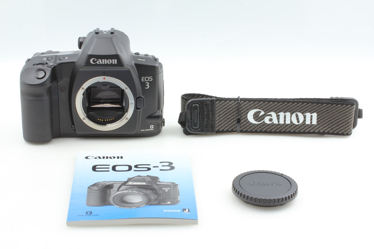 All Works *Almost Unused w/ Strap* Canon EOS-3 SLR 35mm Film Camera From JAPAN
