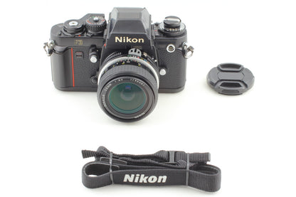 *Opt MINT* Nikon F3 Eye Level SLR 35mm Film Camera Ai 28mm F3.5 Lens From JAPAN
