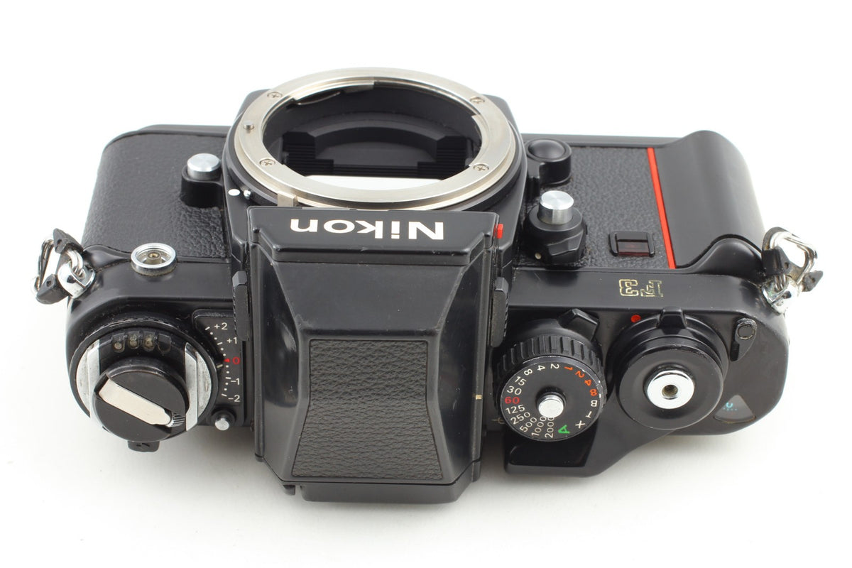 *Opt MINT* Nikon F3 Eye Level SLR 35mm Film Camera Ai 28mm F3.5 Lens From JAPAN